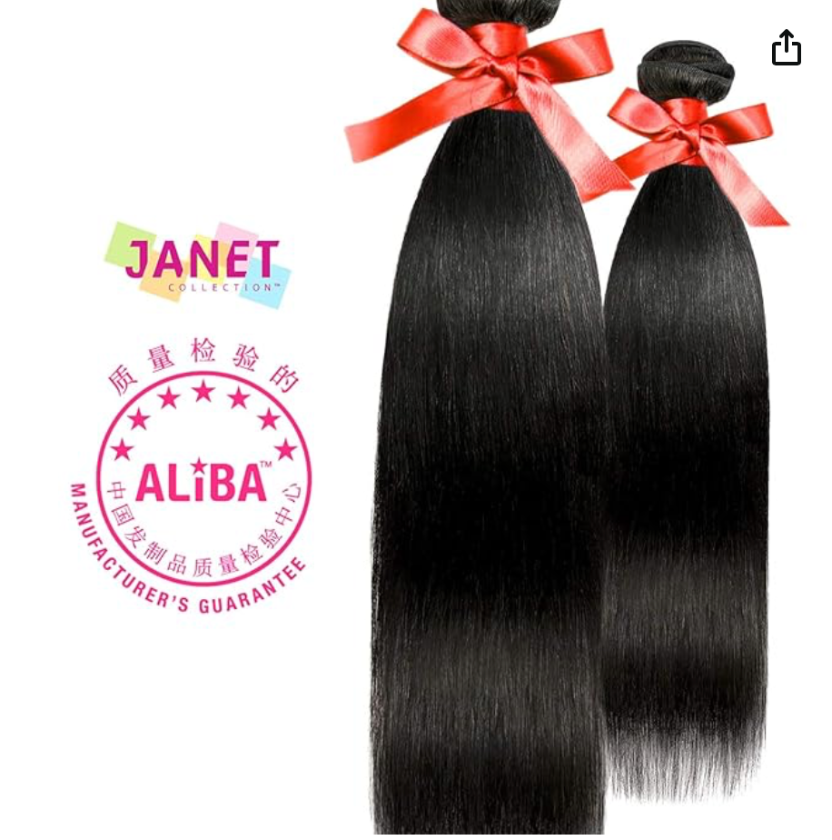ALIBA-BRAZILIAN-BUNDLE-UNPROCESSED HUMAN HAIR-STRAIGHT