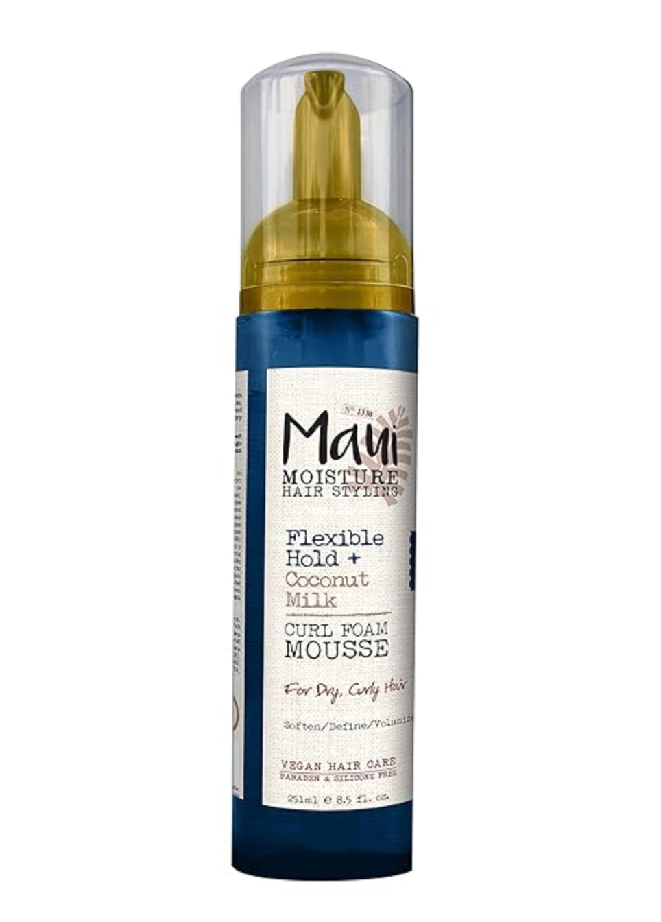 mayi-moisture-hair-styling-flexible hold-coconut milk-curl foam-mousse