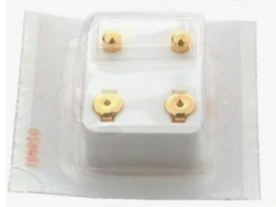 CARESS No.1 - ORIGINAL- Gold Studs -Earrings - CZNO04FW00EXG