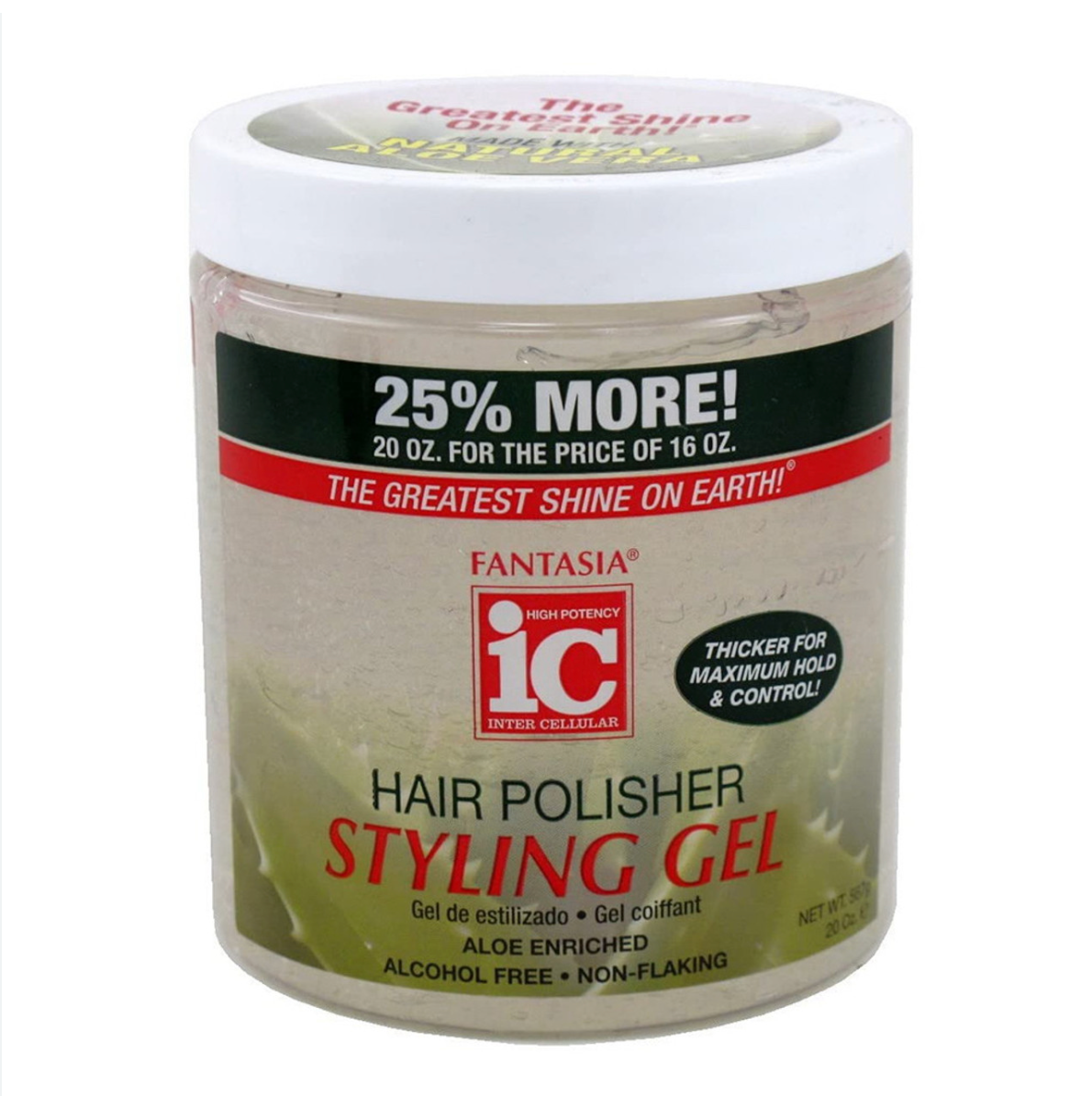 FANTASIA-IC-HAIR POLISHER-STYLING GEL-WITH-SPARKLE LITES