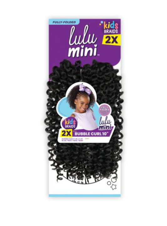 LULU MINI -KIDS BRAIDS-2X-WATER WAVE - 10''