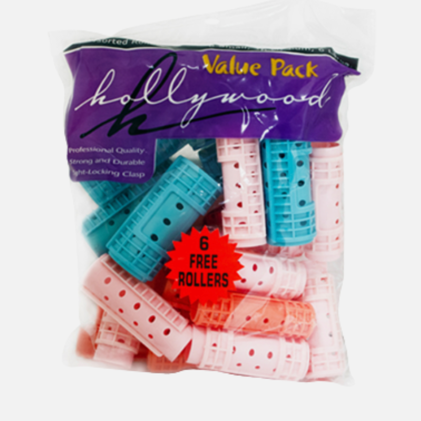 HOLLYWOOD-VALUE-PACK-ASSORTED ROLLERS