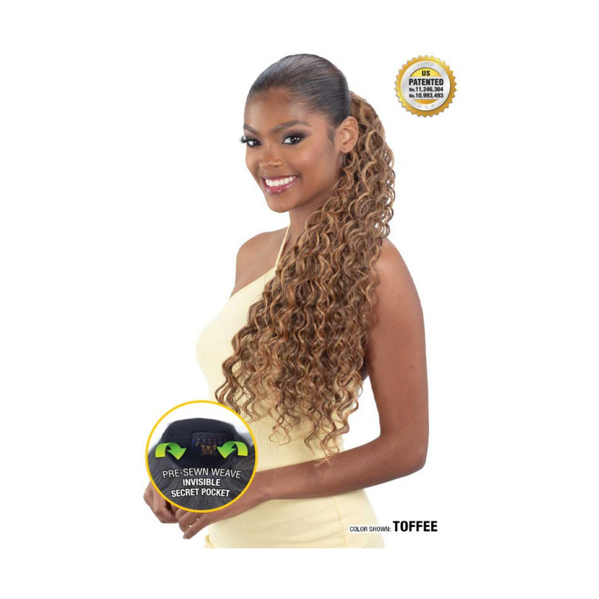 shake-n-go-organique-pony-pro-weave-ponytail - Spanish-curls - 26''