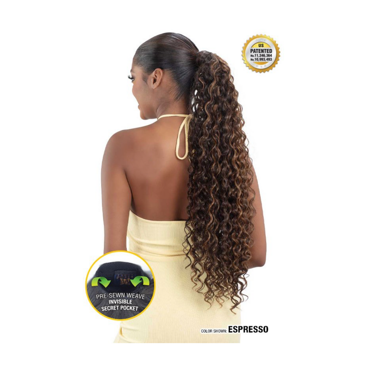 shake-n-go-organique-pony-pro-weave-ponytail - Spanish-curls - 26''