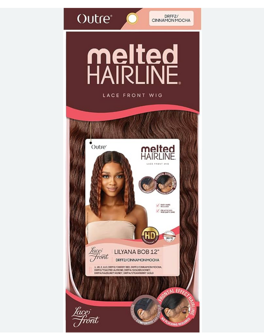 OUTRE - LACE FRONT WIG - MELTED HAIRLINE - LILYANA BOB 12''