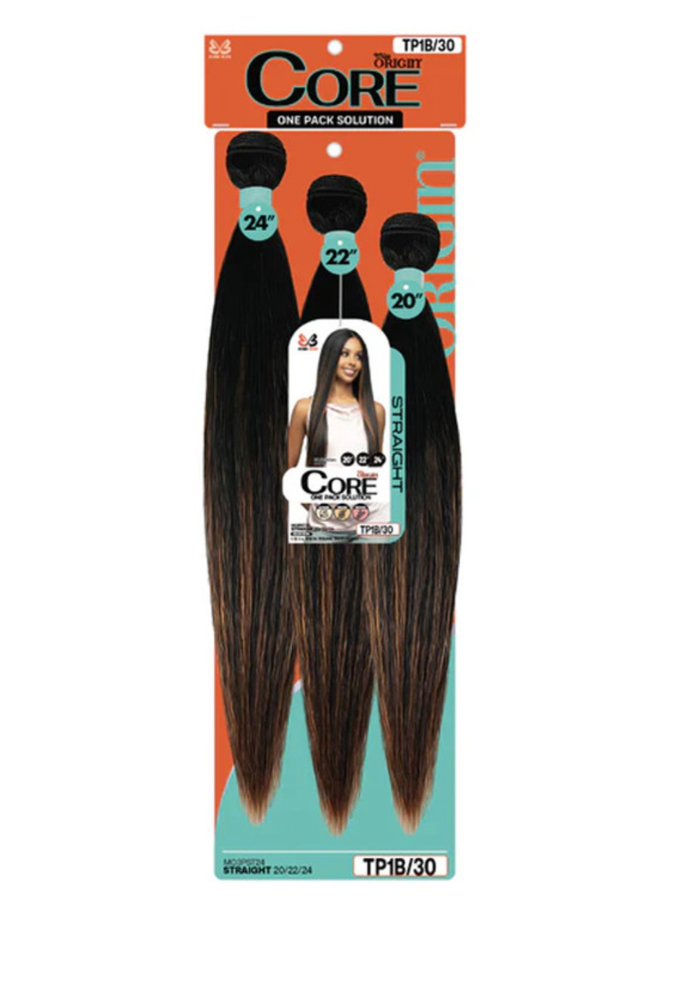 BOBBI BOSS - MS ORIGIN-CORE-STRAIGHT-3PCS-20''/22''/24''