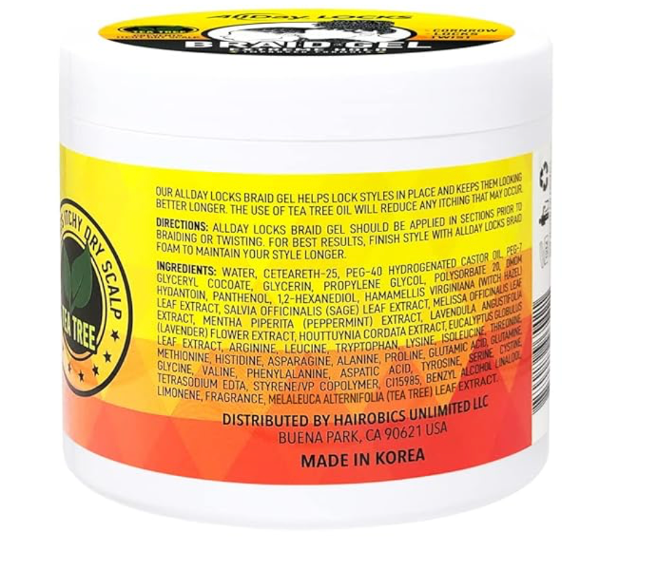 ALLDAY - LOCKS - BRAID GEL - EXTREME HOLD