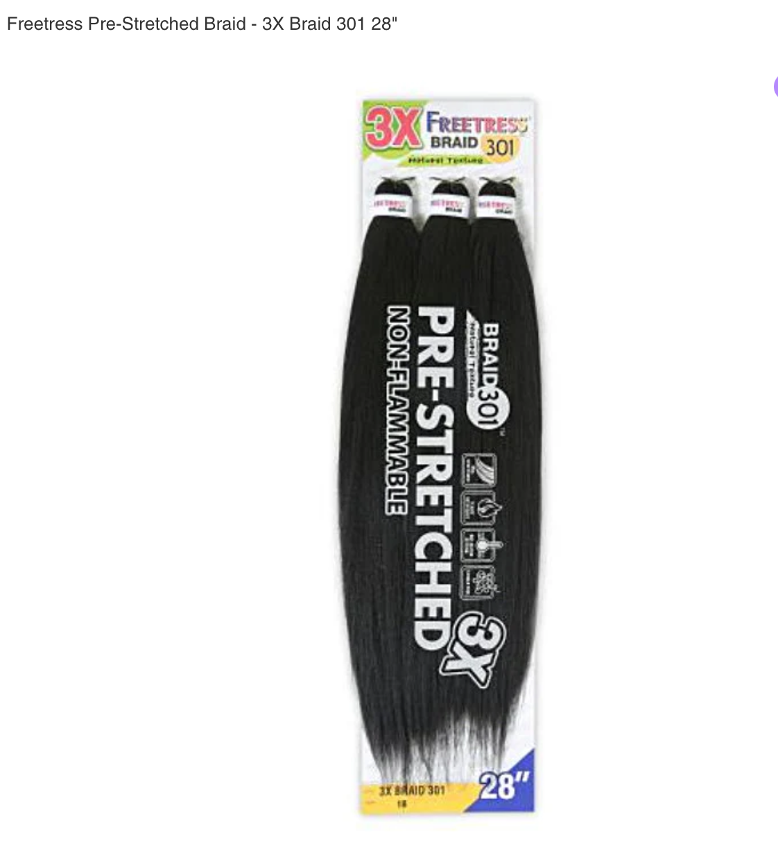 SHAKE N GO - FB - 3X BRAID 301 - 28''