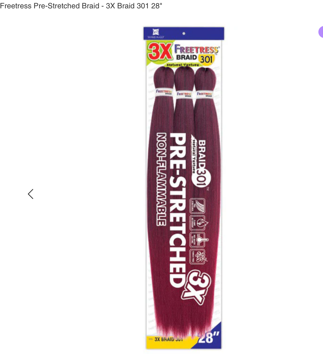 SHAKE N GO - FB - 3X BRAID 301 - 28''