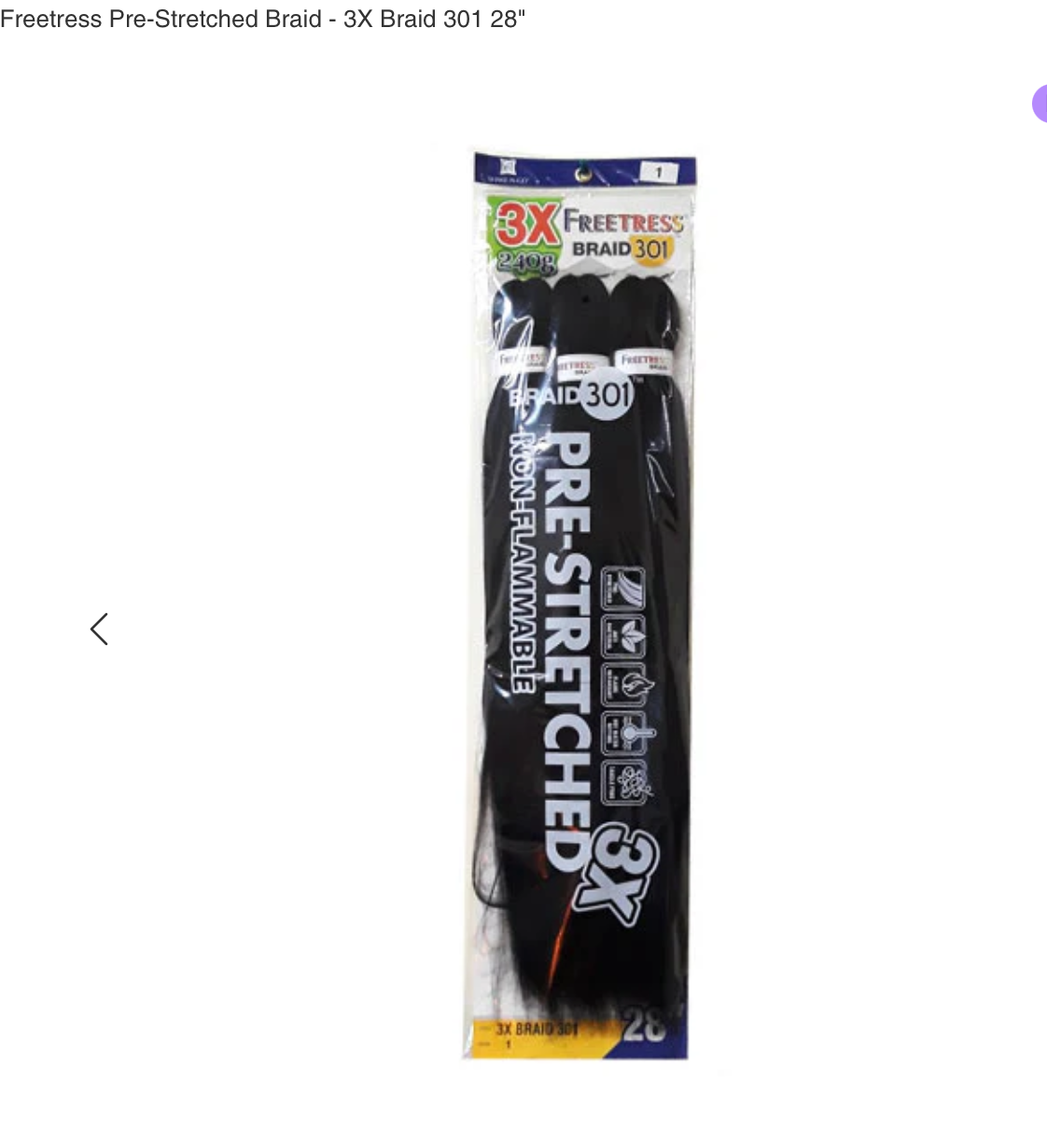 SHAKE N GO - FB - 3X BRAID 301 - 28''