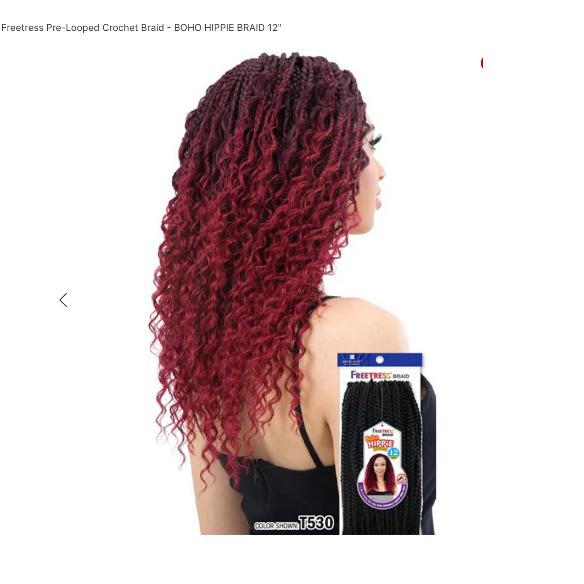 Shake-N-Go Boho Hippie Braid 12"