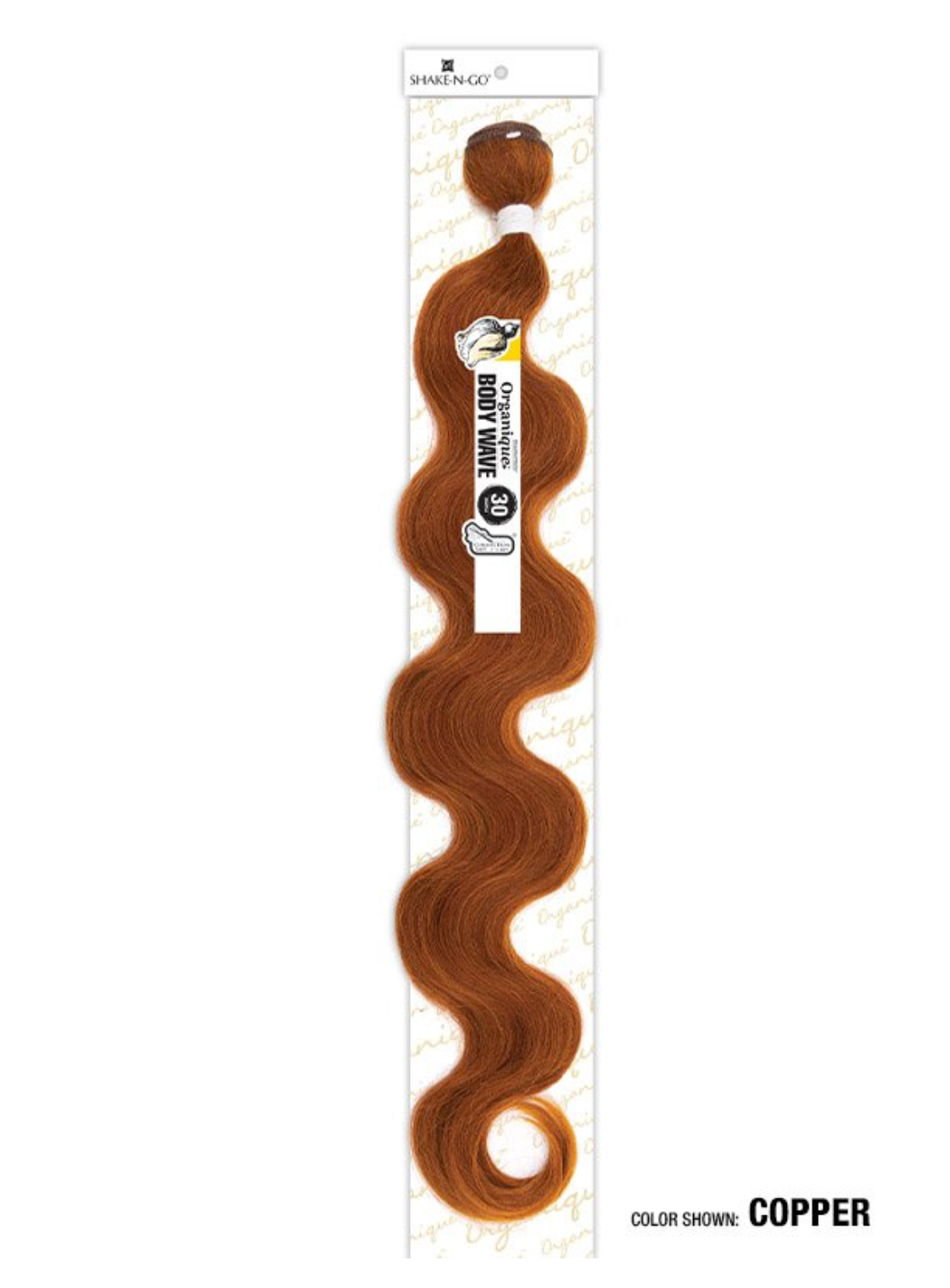 SHAKE N GO - ORGANIQUE - body wave - 30''