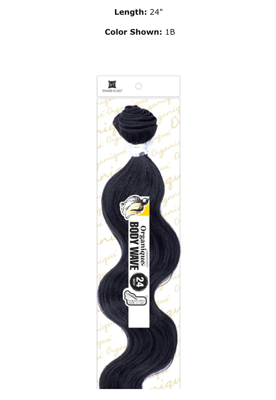 SHAKE N GO - ORGANIQUE - BODY WAVE - 24''