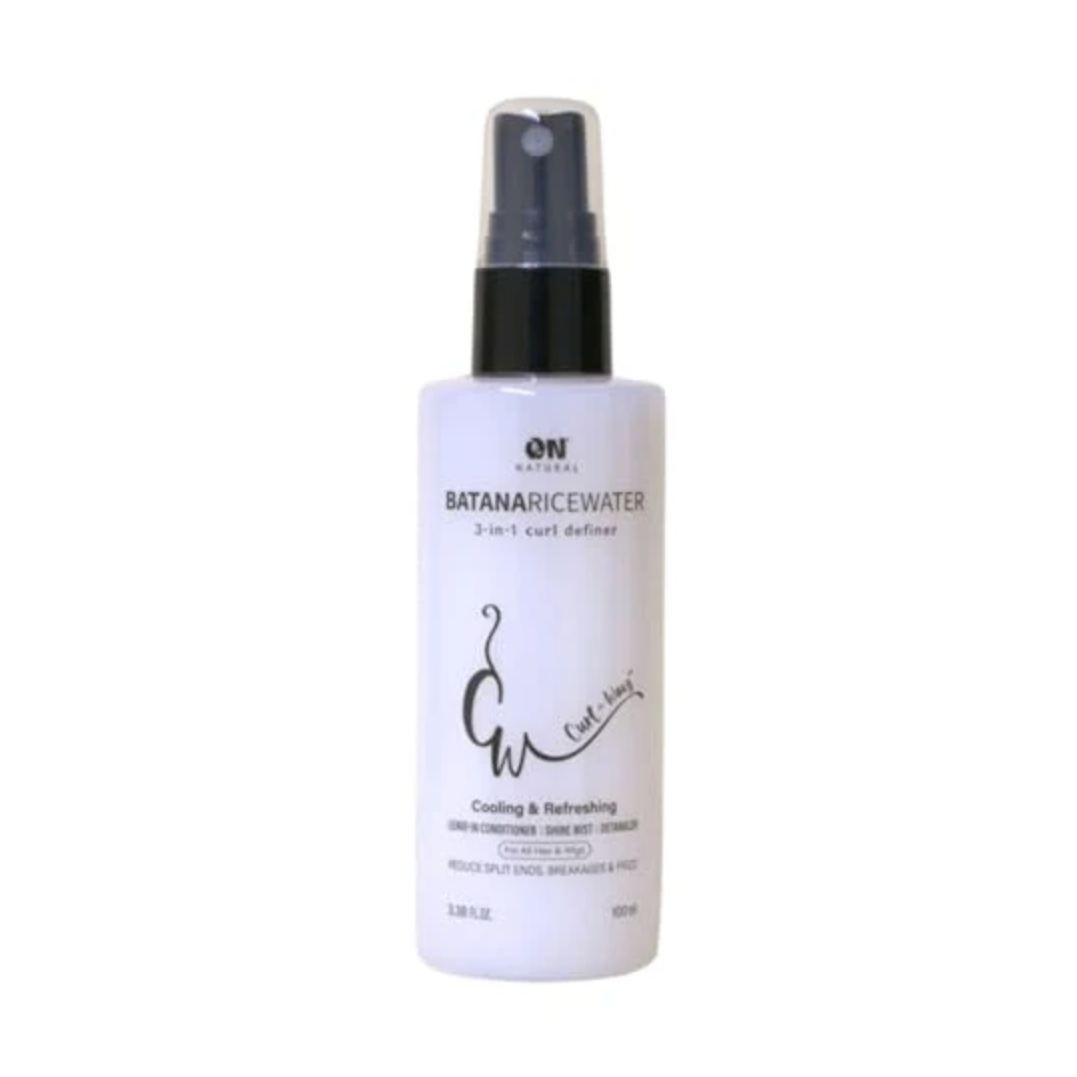 ON NATURAL-BATANA RICE WATER-3-IN-1-CURL DEFINER-CURL & WAVY - 3.3OZ