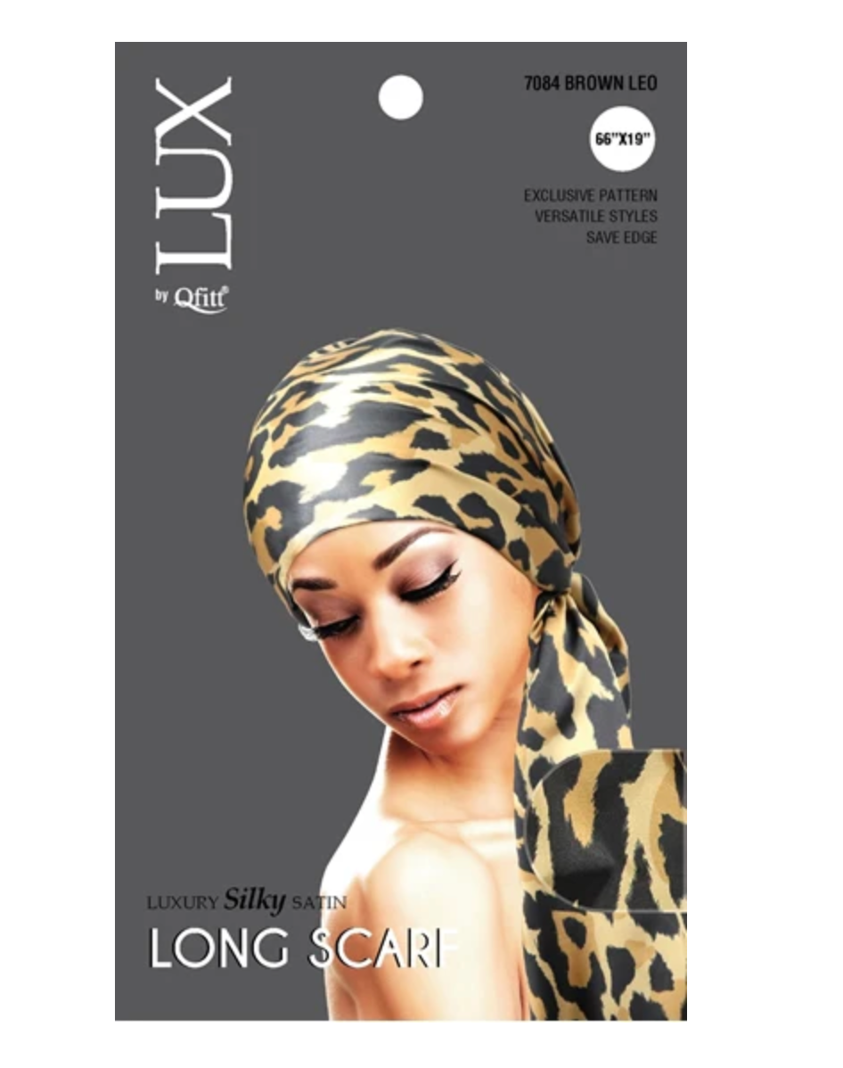 lux by Qfitt - luxury silky satin - long scarf - assorted