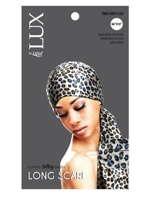 lux by Qfitt - luxury silky satin - long scarf - assorted