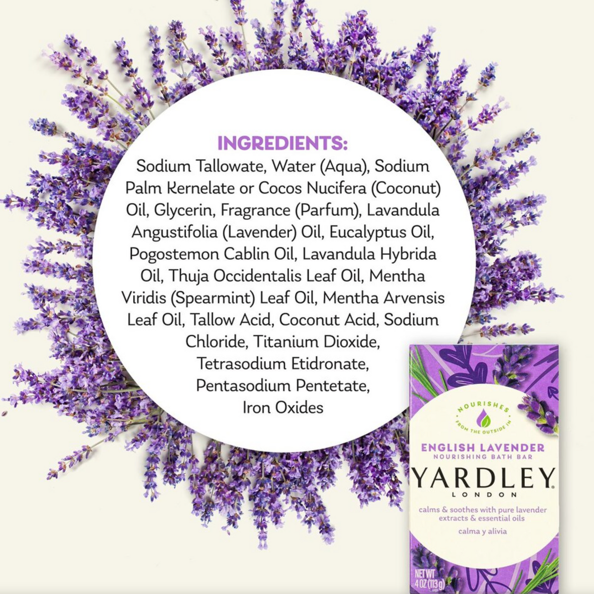 YARDLEY LONDON - LAVENDER - BAR SOAP