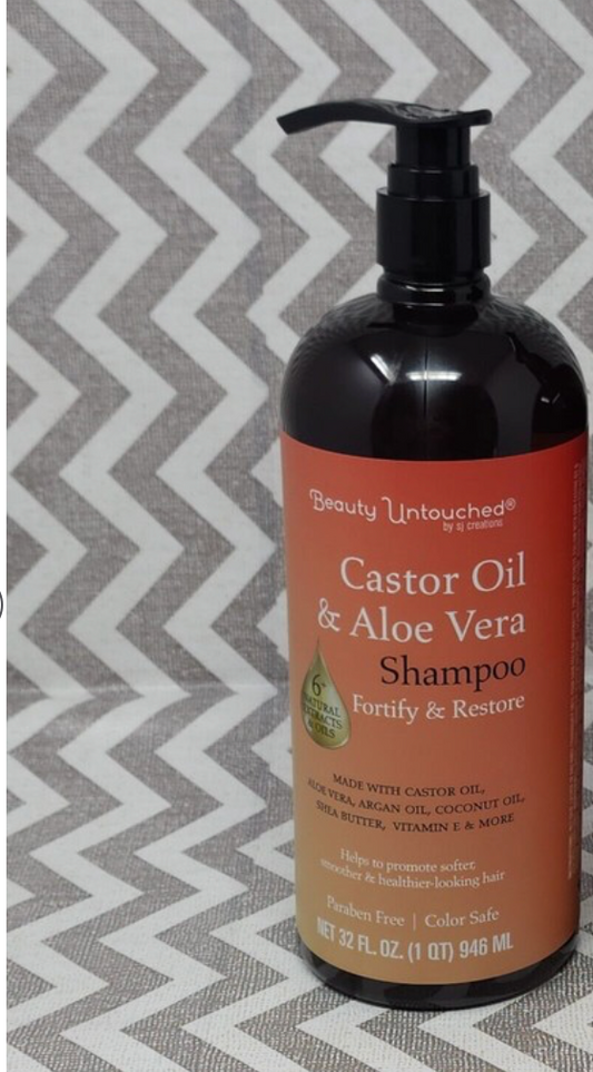 BEAUTY UNTOUCHED - CASTOR OIL & ALOE VERA - SHAMPOO