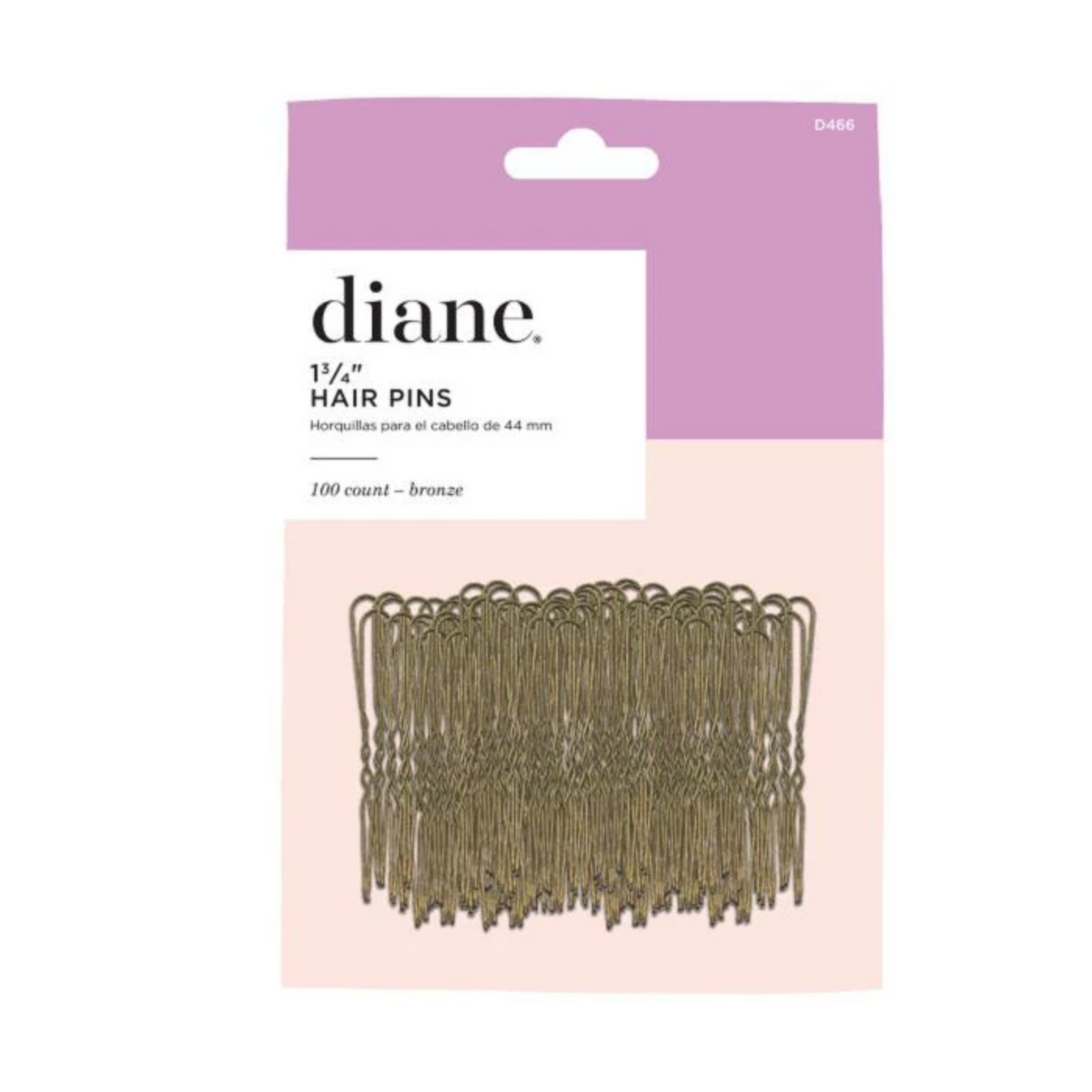 Diane - 1 3/4'' - hair pins - 100 count - bronze