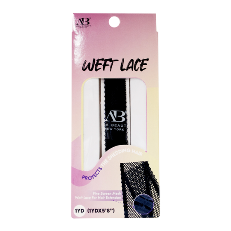 AB - Ana Beauty - Weft Lace Black 1 YD