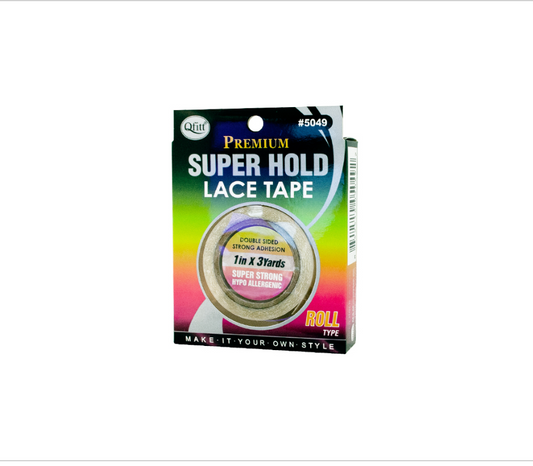 QFITT - PREMIUM SUPER HOLD - LACE TAPE - 1 IN X 3 YARDS