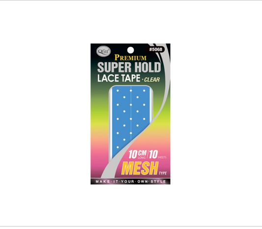 QFITT - PREMIUM SUPER HOLD - LACE TAPE - CLEAR