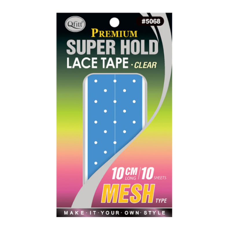 QFITT - PREMIUM SUPER HOLD - LACE TAPE - CLEAR