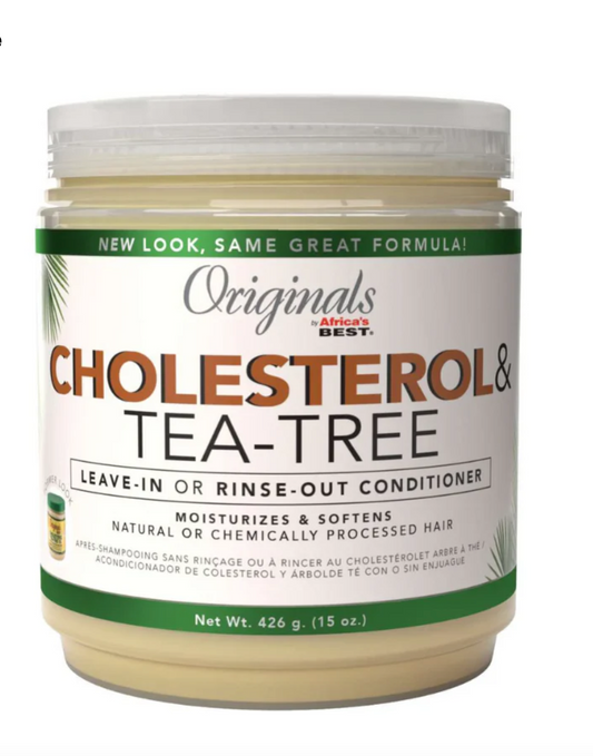ORIGINALS AFRICA'S BEST - CHOLESTEROL & TEA TREE- LEAVE-IN CONDITIONER