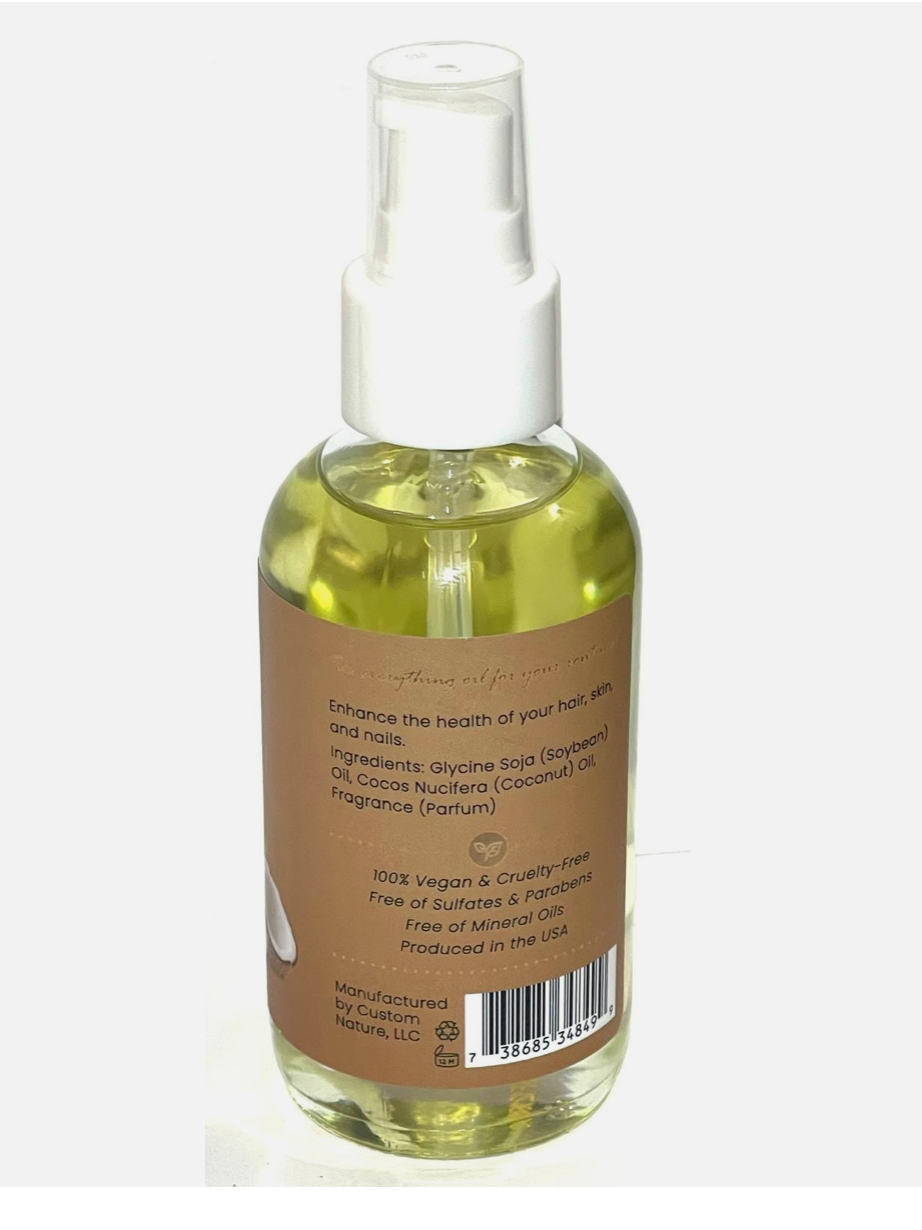 all natural formula - coconut oil - moisturize & repair