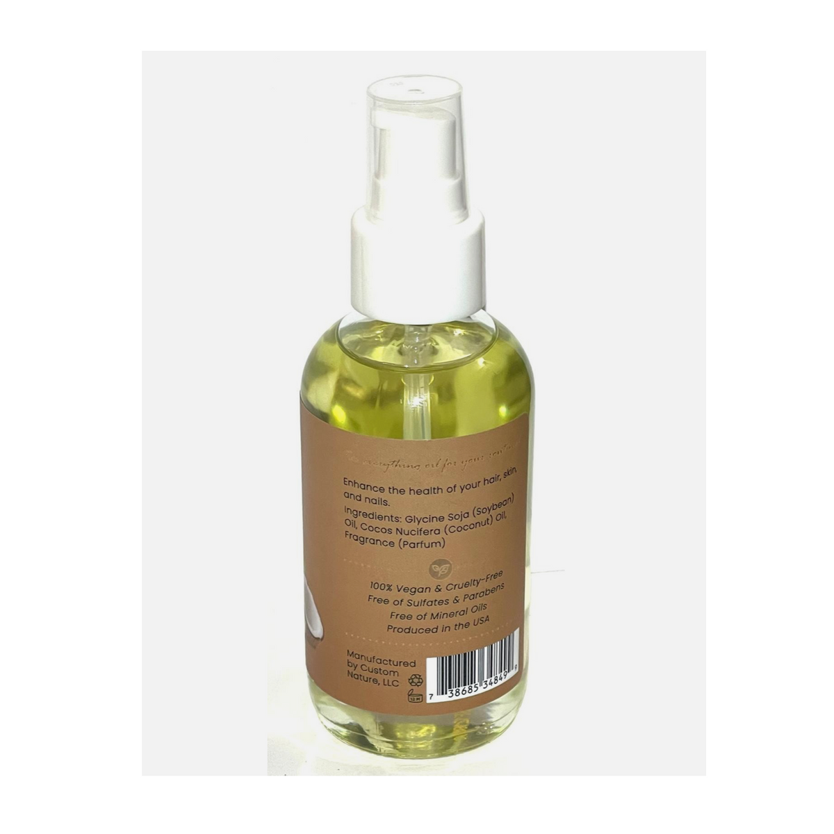 all natural formula - coconut oil - moisturize & repair