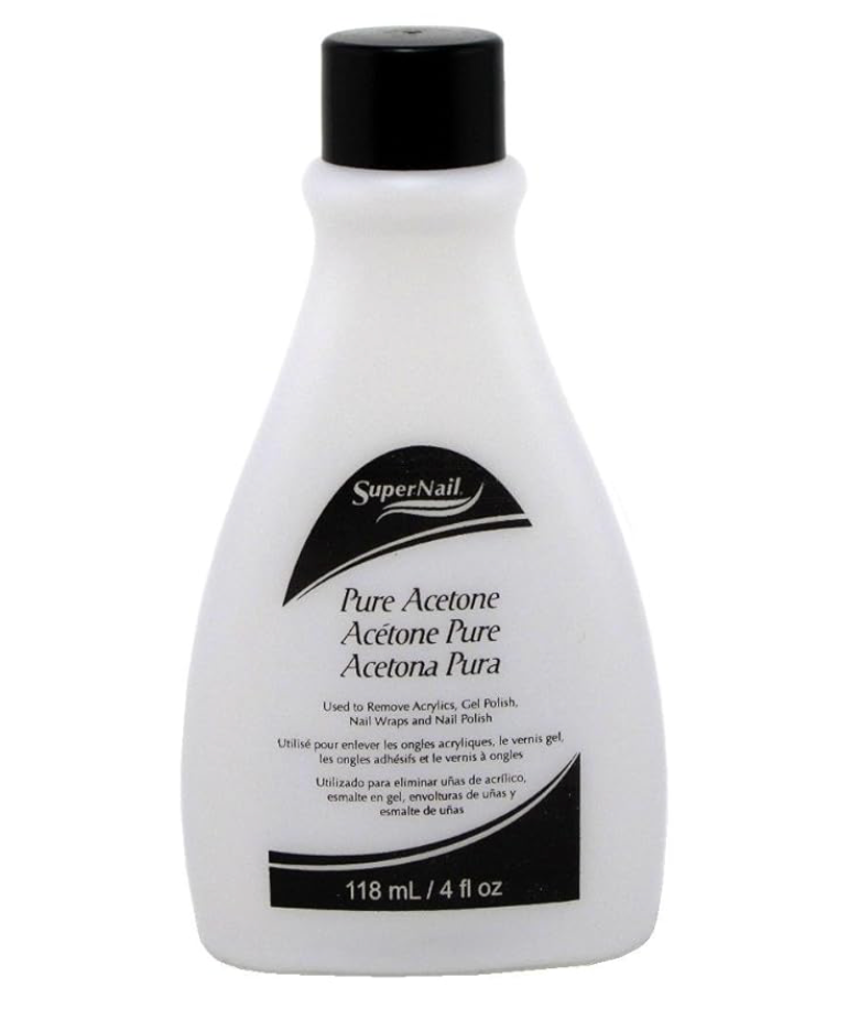 SuperNail-Acetone Polish Remover - 4 oz