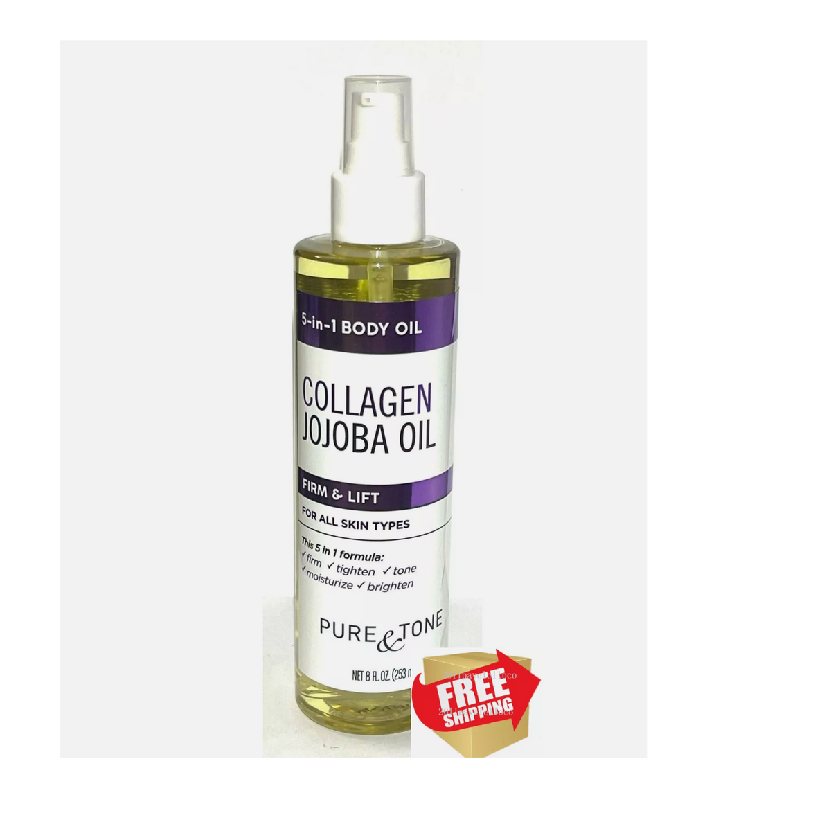 PURE & TONE - COLLAGEN-JOJOBA-OIL