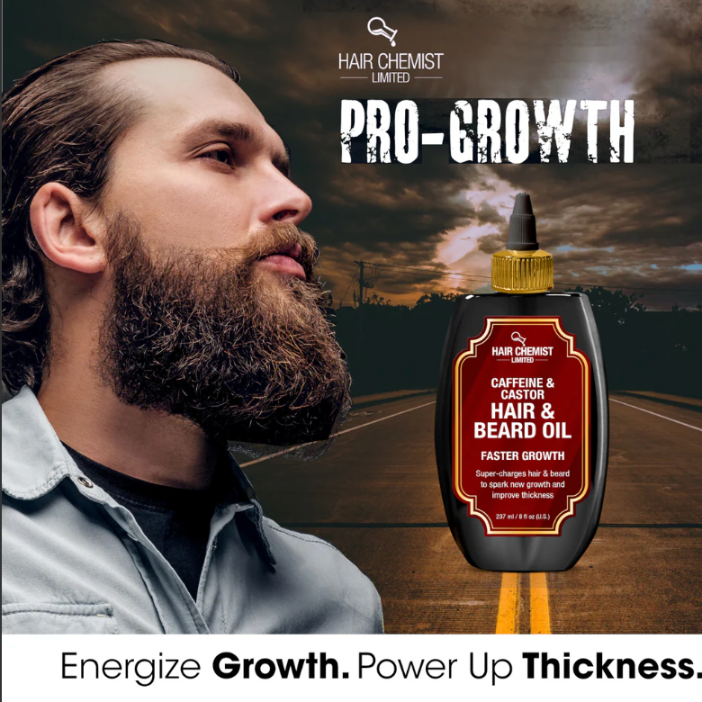 Hair Chemist Limited - Caffeine & Castor | Hair & Beard Oil