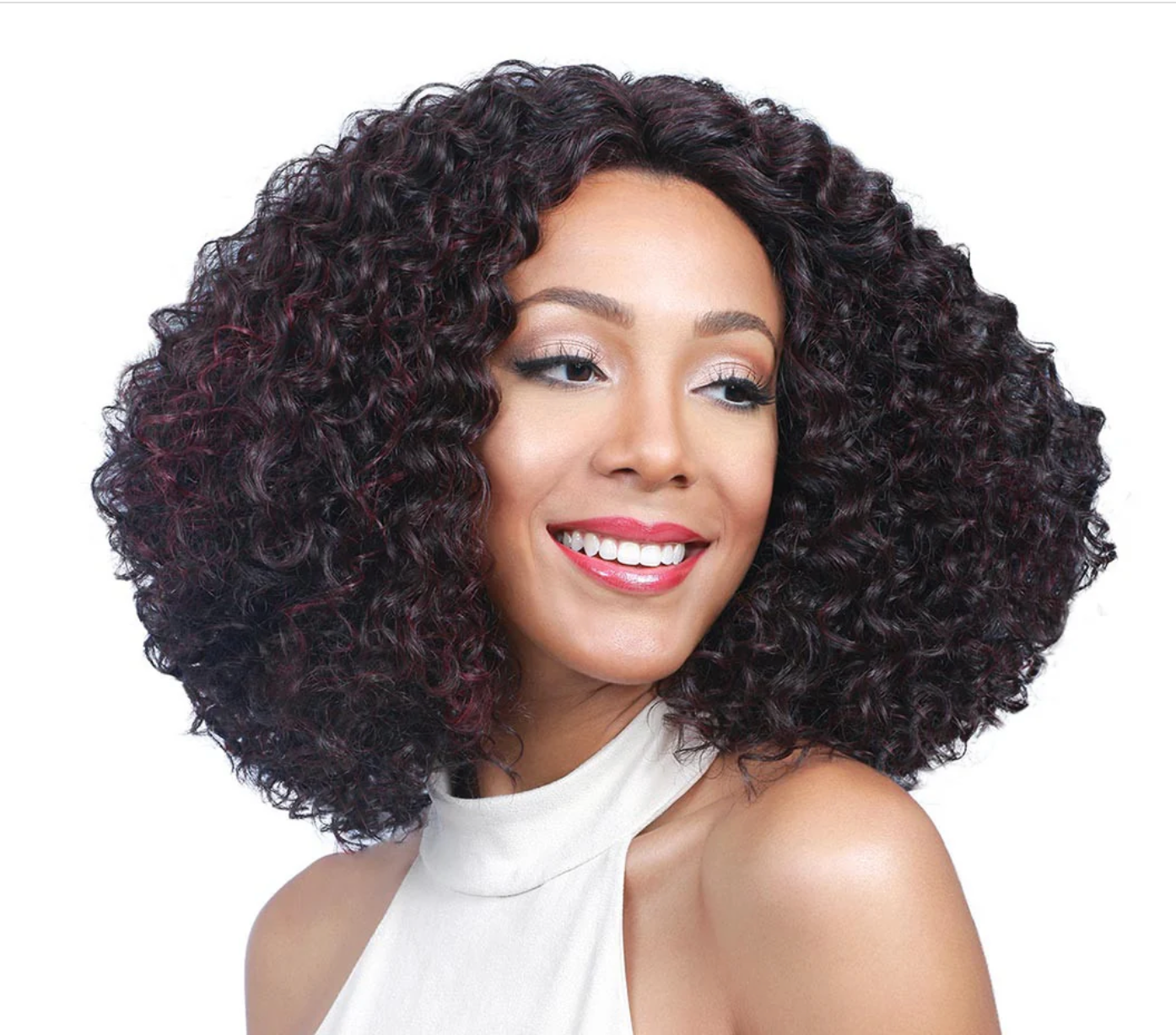 BOBBI BOSS - SWISS LACE - LACE FRONT WIG - MLF146 - OCEAN - EGGPLANT