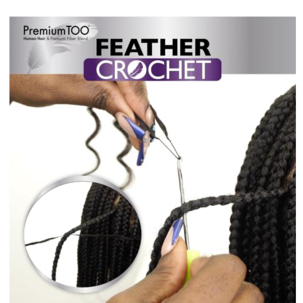 Premium Too - Feather Crochet - Deep Body - 14''