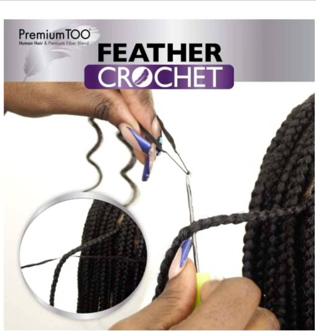 Premium Too - Feather Crochet - Deep Body - 14''
