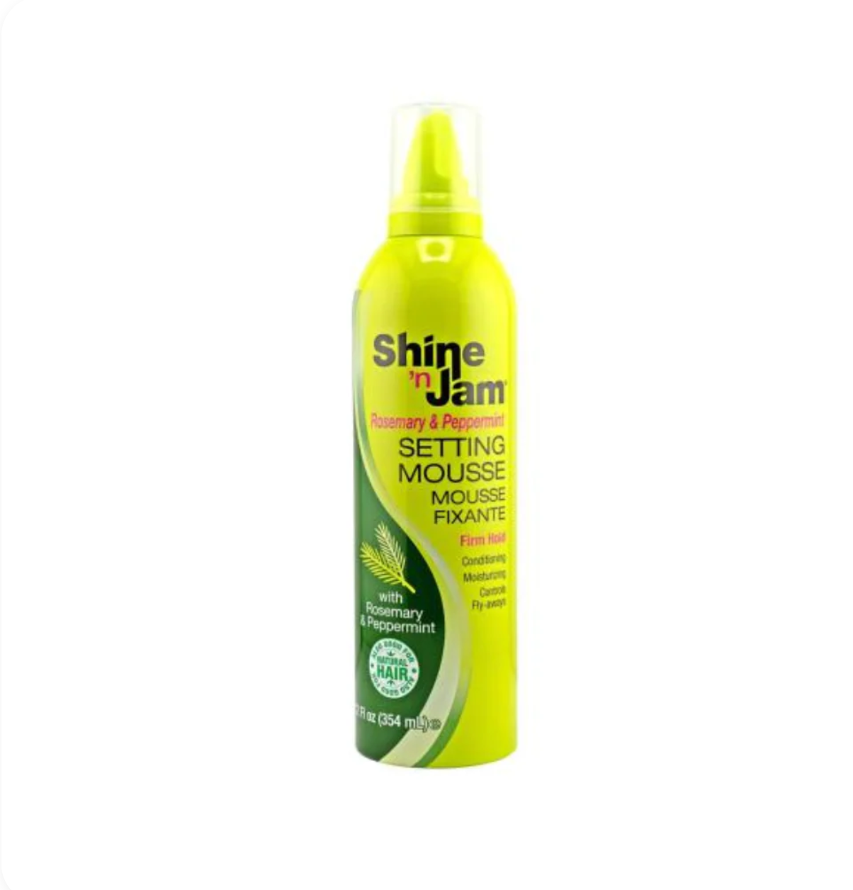 Shine n Jam - setting mousse - fixate - Rosemary & Peppermint