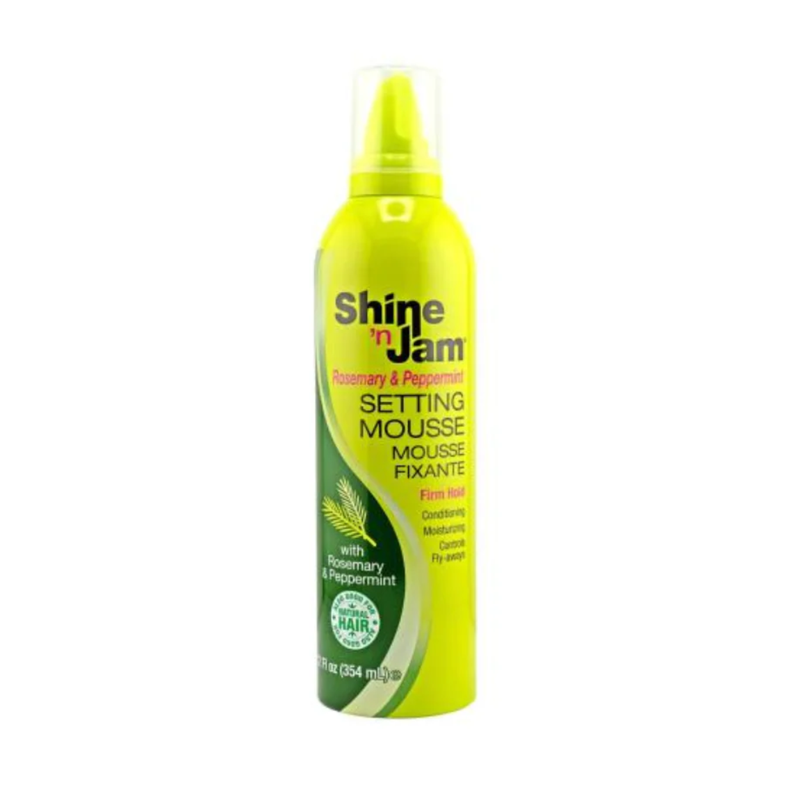 Shine n Jam - setting mousse - fixate - Rosemary & Peppermint