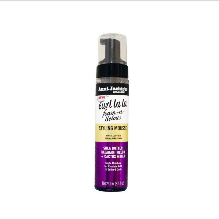 AUNT JACKIE'S CURLS & COILS - CURL LA LA - FOAM-A-LICIOUS MOUSSE