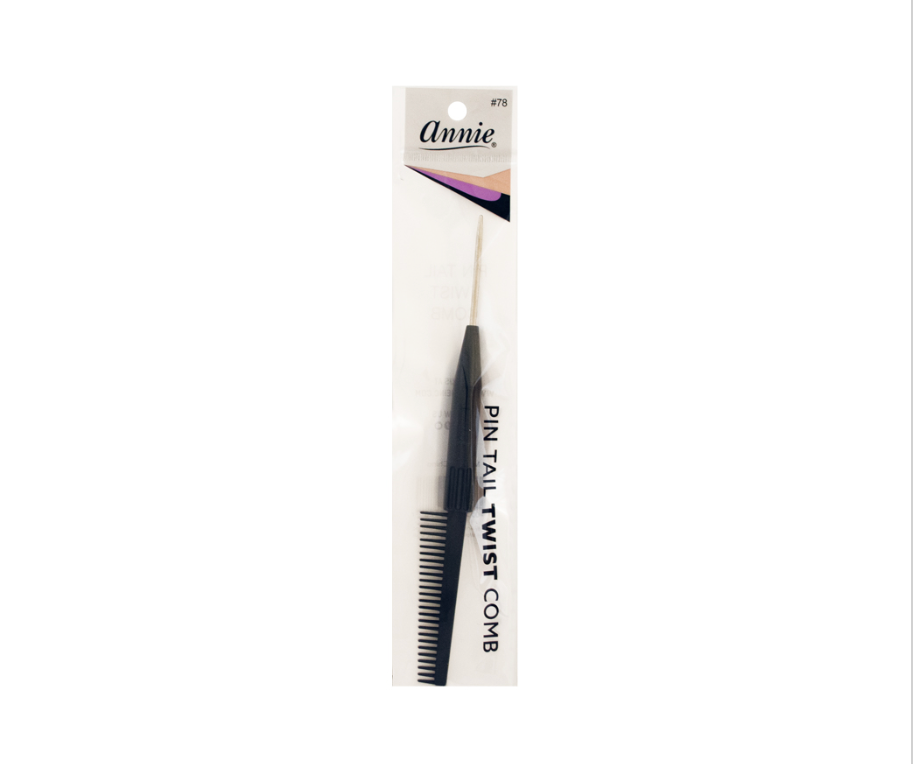 ANNIE - COMB PIN TAIL TWIST BLACK
