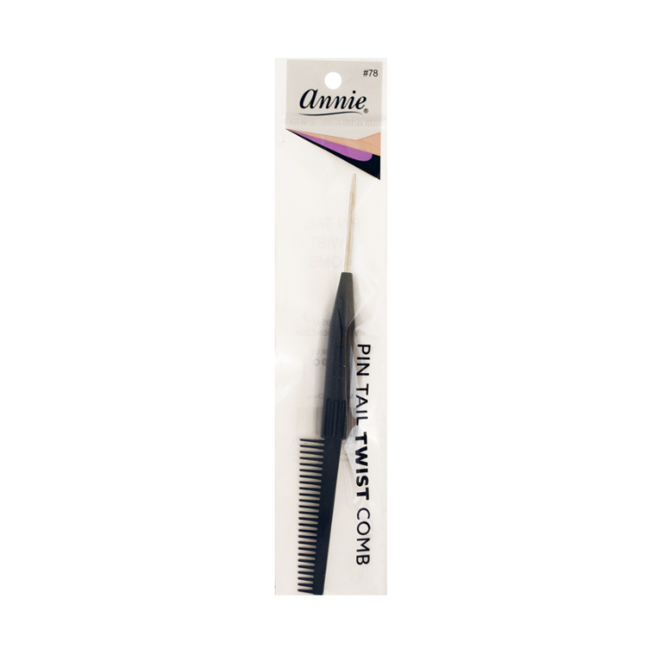 ANNIE - COMB PIN TAIL TWIST BLACK