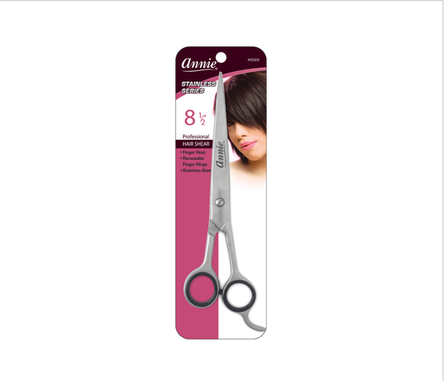 ANNIE - PREMIUM STAINLESS STEEL -HAIR SHEAR - 8 1/2''