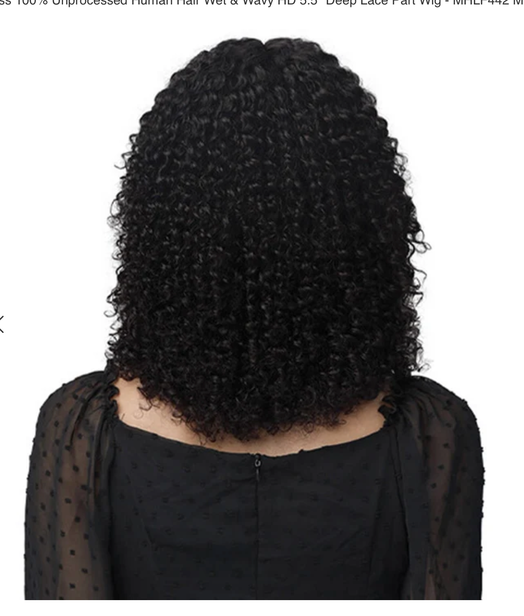 BOBBI BOSS - BONDLE HAIR WIG - WET & WAVY - MHLF442 - M0NA - 5.5'' DEEP PART