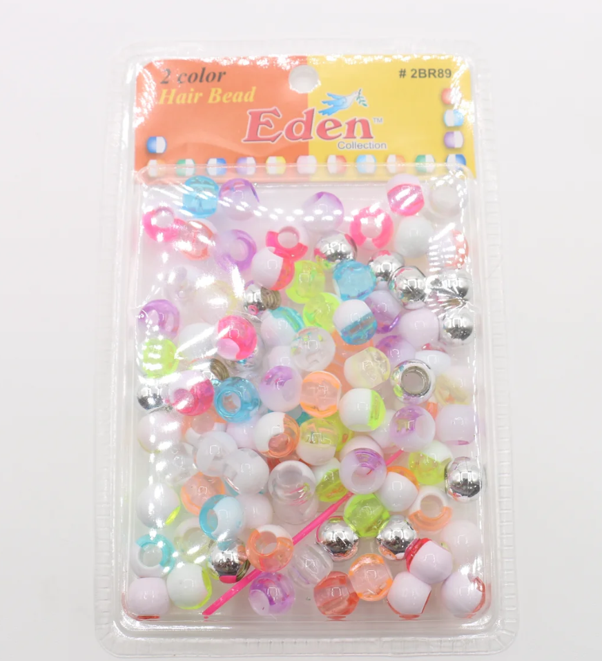 Eden Collection Large Round Hair beads - 2 Colors