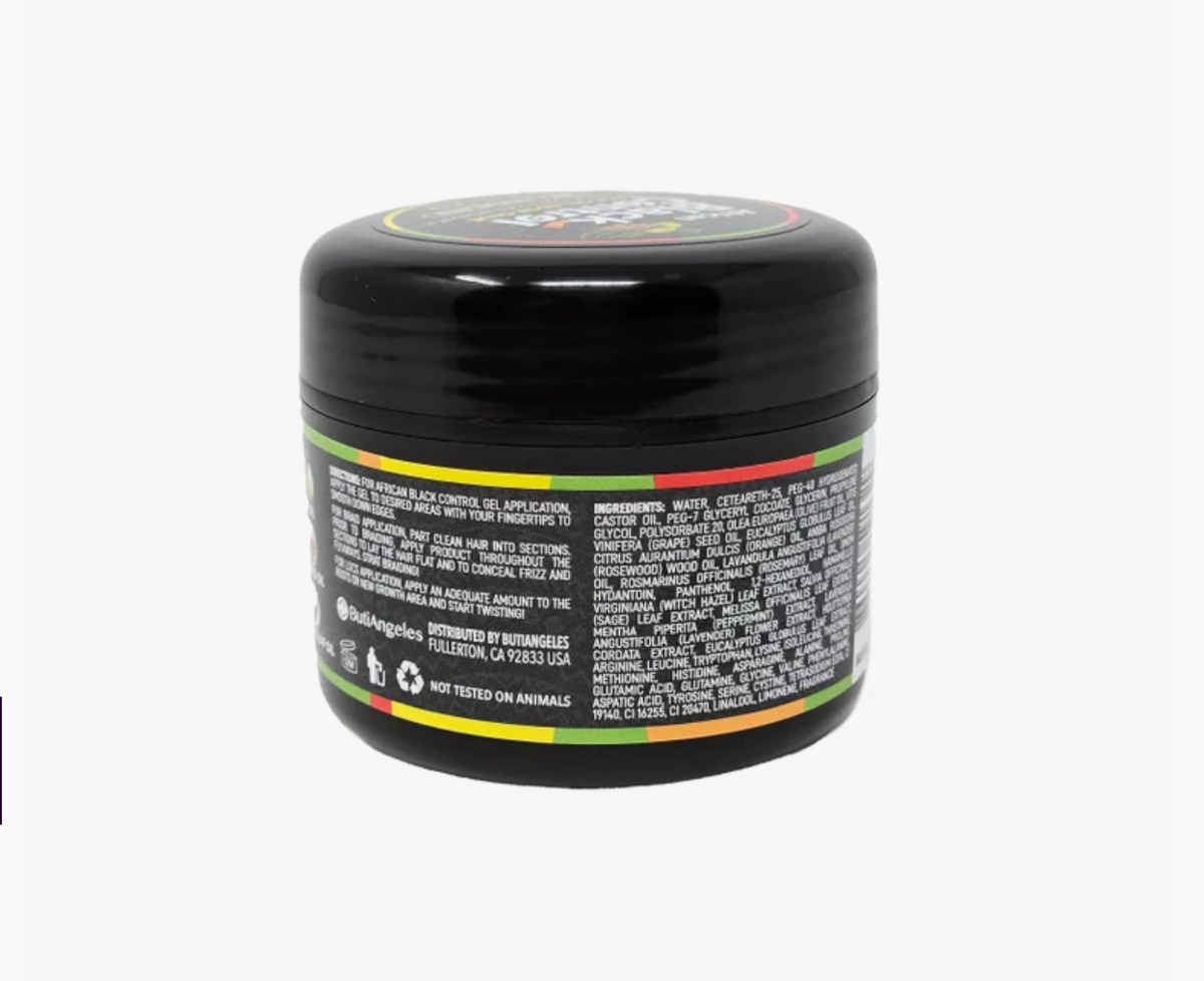 African Black Control Black Edge Gel 5X Extreme Hold 5 oz