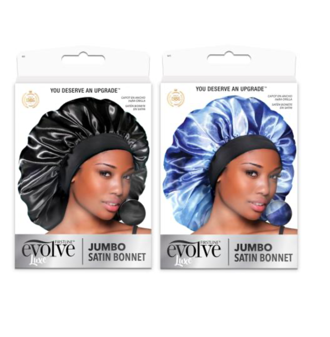 EVOLVE LUXE SATIN WIDE-EDGE JUMBO BONNET