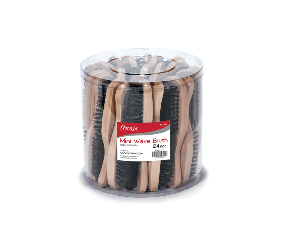 ANNIE BRUSH WOODEN MINI WAVE