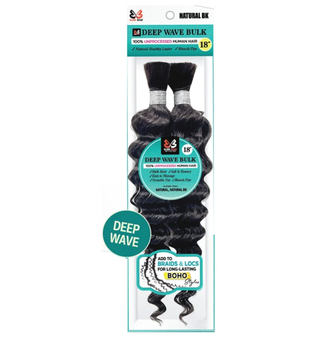 BOBBI BOSS HUMAN HAIR DEEP WAVE BULK 18''