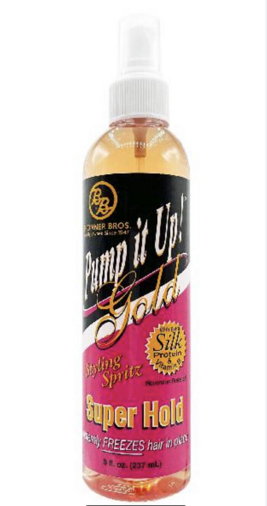 Pump It Up Gold Styling Spritz Super Hold