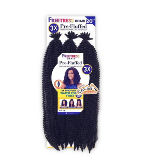 SHAKE N GO - FB - 3X PRE-FLUFFED POPPIN' TWIST - SKBHX20 - 16''